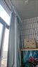 伊帘优品遮光窗帘成品全遮光布防晒神器新款出租房卧室阳台隔热加厚遮阳布 加厚双面银【平挂窄带配S钩】 宽1.0米*高1.4米1片 实拍图