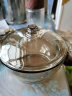烛龙玻璃汤锅玻璃锅透明锅玻璃锅双耳玻璃锅琥珀色玻璃汤煲水 加大加厚-茶色泡面碗1200ml 可 晒单实拍图