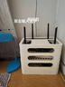 友耐（YOUNAL） wifi路由器收纳盒机顶盒置物架光猫电视电线插座无线整理神器 白色条纹款3层 实拍图