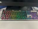 惠普（HP）K500Y真机械手感键盘 朋克蒸汽复古有线游戏专用吃鸡笔记本电脑电竞lol办公键盘 黑色彩光圆帽 实拍图