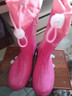 回力儿童雨鞋男童女宝防滑水靴加厚小孩高筒胶鞋中大童防水鞋子 【回力】8055儿童防水口-粉红色 36 【内长23cm】 实拍图