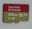 闪迪（SanDisk）256GB TF（MicroSD）内存卡 A2 4K V30 U3 C10 至尊超极速移动存储卡 读速200MB/s 写速140MB/s 实拍图