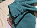 网易严选25新品摇粒绒外套男士夹克冲锋衣内胆夹克蓄热保暖抓绒衣户外休闲 B款拼接-蓝绿色拼接 L 实拍图