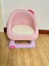 Baby Phoenix宝宝餐椅叫叫椅婴儿餐桌椅儿童吃饭座椅子小孩凳子靠背椅家用 单椅【无声款舒适PU软垫】粉色 实拍图