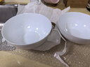 乐美雅（Luminarc)餐具饭碗无铅耐热面碗盘白色微波炉适用迪瓦丽时光款 4只P2203面碗7英寸口径18*7.5cm 实拍图