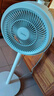 美的（Midea）家用空气循环扇电风扇落地式节能柔风小风扇/大风力强风台式卧室轻音台扇/香薰摇头落地扇 GAH20AC 实拍图