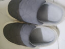 安尚芬踩屎感大码男士棉拖鞋厚底室内防滑外穿毛绒毛毛鞋女款冬季 深灰 42-43 适合41-42 实拍图