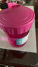 思美客持器收纳盒 牙套盒子不漏水 保持器收纳杯 随身便携清洗盒磨 矫正器浸泡盒 （莲瓣红） 实拍图