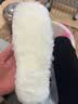 HYSMQ儿童纯羊毛鞋垫男女皮毛一体小孩专用冬季保暖加绒毛毛加厚鞋垫 真羊毛（两双装） 30码 （30-31码） 实拍图