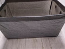 友纳衣柜衣服收纳箱家用衣物裤子阳离折叠整理盒抽屉式布艺钢架储物筐 星空灰-50*44*32CM【加厚面料】 买一fa一【钢架支撑/耐用耐磨】 实拍图
