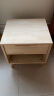 意米之恋实木床垫头柜实木床橡木现代北欧床床头柜 G001-3 实拍图