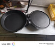 扬子电饼铛家用30厘米双面加热大号不粘锅加深5cm加大深盘智能烙饼锅煎饼机家用电饼铛加深电饼铛 黑色单机  5.2cm深 实拍图