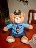警察小熊特警交警熊公仔毛绒玩具玩偶铁骑七夕礼物女生日毕业季 仿兔毛新款大壮【民警款】 白衬衫【28厘米】 实拍图