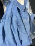 初申春秋长袖衬衫女设计感小众外套复古叠穿法式牛仔衬衣S13QC4853 晒单实拍图