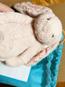 Jellycat害羞乳白色邦尼兔动物毛绒玩偶安抚玩偶娃娃生日情人节礼物 花布胭脂粉色邦尼兔（彻蕊） Small 实拍图