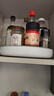 ecoco厨房旋转置物架多功能调料收纳架加厚调料瓶托盘收纳盒厨房置物架 高雅灰-大号 实拍图