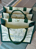 奥萝妮帆布包定制印logo礼品环保帆布袋公司礼品订做广告袋子时尚手提袋 绿色风情【36*30*15cm】【大号】 实拍图