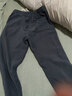 viishow美式重磅摇粒绒休闲裤男款秋冬季加绒加厚垂感抽绳直筒裤 深灰 2XL 实拍图