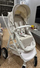 纽贝耳newber婴儿车 婴儿推车 婴儿车0-3岁用折叠可坐可躺带减震 可换向 雾灰 优质pu皮 实拍图