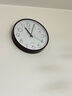 北极星（POLARIS）挂钟客厅家用静音时钟现代简约轻奢免打孔时尚钟表30cm 实拍图