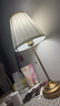 宜家（IKEA）奥思迪复古卧室台灯床头灯拉绳式装饰氛围灯 白色/黄铜台灯+E27灯泡806流明 实拍图