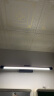 雷士（NVC） LED镜前灯浴室防水防雾卫生间壁灯简约现代灯具化妆镜灯浴室灯具 折镜砂黑  8W 暖白光 实拍图