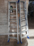思德尔（SDE.）加厚A梯铝合金人字梯 家用梯子户外广告梯工程梯合页梯双面双侧梯 7步【1.75米】 实拍图