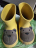 幸福玛丽（Cheerful Mario）宝宝雨靴儿童雨鞋防水婴儿幼儿男童女童水鞋男孩女孩女款内长18cm 实拍图