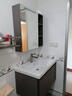 恒洁（HEGII）浴室柜陶瓷一体盆智能美妆柜BC6220-80 (镜柜BM2027-075L1卡其灰 实拍图
