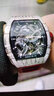格雅（GEYA）长城系列品牌镂空手表男士酒桶手表自动机械腕表 送男友 黑色-G78129GWKK 实拍图