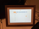 爱国者（aigo）智能数码相框DP10PRO 檀木色10.1英寸 wifi数码相框 高清电子相册 可触屏智能相框 照片播放器 实拍图
