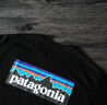 巴塔哥尼亚（Patagonia）男女情侣通勤短袖夏季P-6 Logo混纺棉休闲潮流户外透气T恤 38504 BLK黑色 XL 实拍图