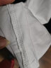 恒源祥长袖t恤纯棉V领男士秋衣纯色春秋打底衫中年爸爸装宽松上衣 白色 L 170【120-135斤穿】 实拍图