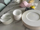 MLCRIYG酒店餐具整套酒店摆台餐具套装碗盘餐具饭店摆盘接待商用西餐用具 单金线（配圆盘）八件套 实拍图