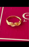 周大生黄金麦浪足金戒指女足金活口戒指结婚送女友送女友新年礼物 麦浪足金戒指-【可调节】 2.12g 实拍图