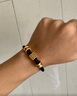 红色年轮刺青黄金转运珠男皮绳手链女情侣款3D硬足金守护智慧勇气玛瑙手串 信念【大号】金重：1.41-1.50g 实拍图
