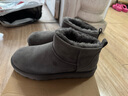 京东京造【纯羊毛】雪地靴男冬季羊皮毛一体加厚加绒保暖短筒男靴灰色41 实拍图