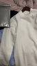 布先生热胆小高领厚款长袖打底白色T恤男春秋纯色打底衫上衣KT01878 【小高领】象牙白 2XL /185 实拍图