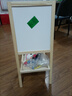 儿童画画板小黑板家用学生支架式写字板黑板墙贴可擦写小学生玩具 E款磁性双面固定款【超值礼包】 实拍图