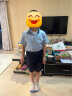 萝卜呗呗（LUOBOBEIBEI）儿童夏季短袖衬衫背带短裤套装男童六一礼服 藏青四件套 130 晒单实拍图