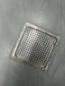 沛艺304不锈钢地漏盖片过滤网卫生间厨房阳台下水道盖板防虫防臭防堵 304方形细孔地漏盖-8cm*8cm 实拍图