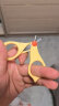 日康（rikang）婴儿护理套装宝宝剪刀 指甲钳  夹子 指甲锉 四件套RK-X4038 黄色 实拍图