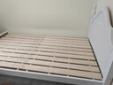 沐亿词实木床现代简约双人床经济型出租房用主卧公主单人床 包上楼】欧式白床(促销款) 1200mm*2000mm 实拍图