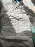 鸭鸭（YAYA）王一博同款冰壳系列户外极寒羽绒服男士新款长款情侣加厚女外套 米白色-YE5B000656A L /175(建议135-155斤) 实拍图