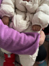 童泰秋冬3-24个月婴幼儿加厚款宝宝羽绒服连帽衣羽绒连体衣 米白 90cm 晒单实拍图