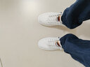 海澜之家（HLA）男鞋2025新秋冬季经典板鞋男士休闲皮鞋舒适加绒潮流小白鞋子男款 白色（升级款） 42 实拍图