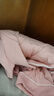 京东京造【10A抑菌】A类一等品50支纯棉睡衣女睡衣秋冬情侣家居服浅粉XL 实拍图