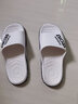 hawit胖脚宽脚特大号拖鞋男士加肥加大码凉拖特大码拖鞋外穿踩屎感户外 白色 48-49【正码】 实拍图