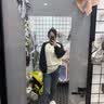 查尔斯桃心【王楚然同款】男女情侣同款冬季加厚棉衣棉服面包服 月光蓝 XL 实拍图