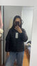 雅鹿轻薄羽绒服女短款秋冬新品韩版立领鸭绒休闲外套潮AP 黑色 3XL 实拍图